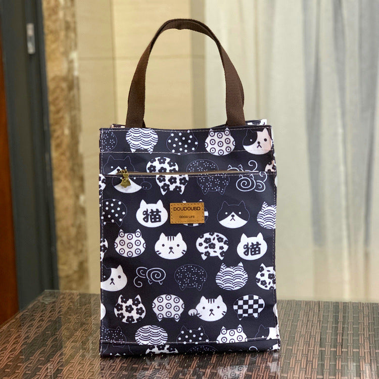 Running Volume Korean Style Waterproof Lunch Box Portable Handbags