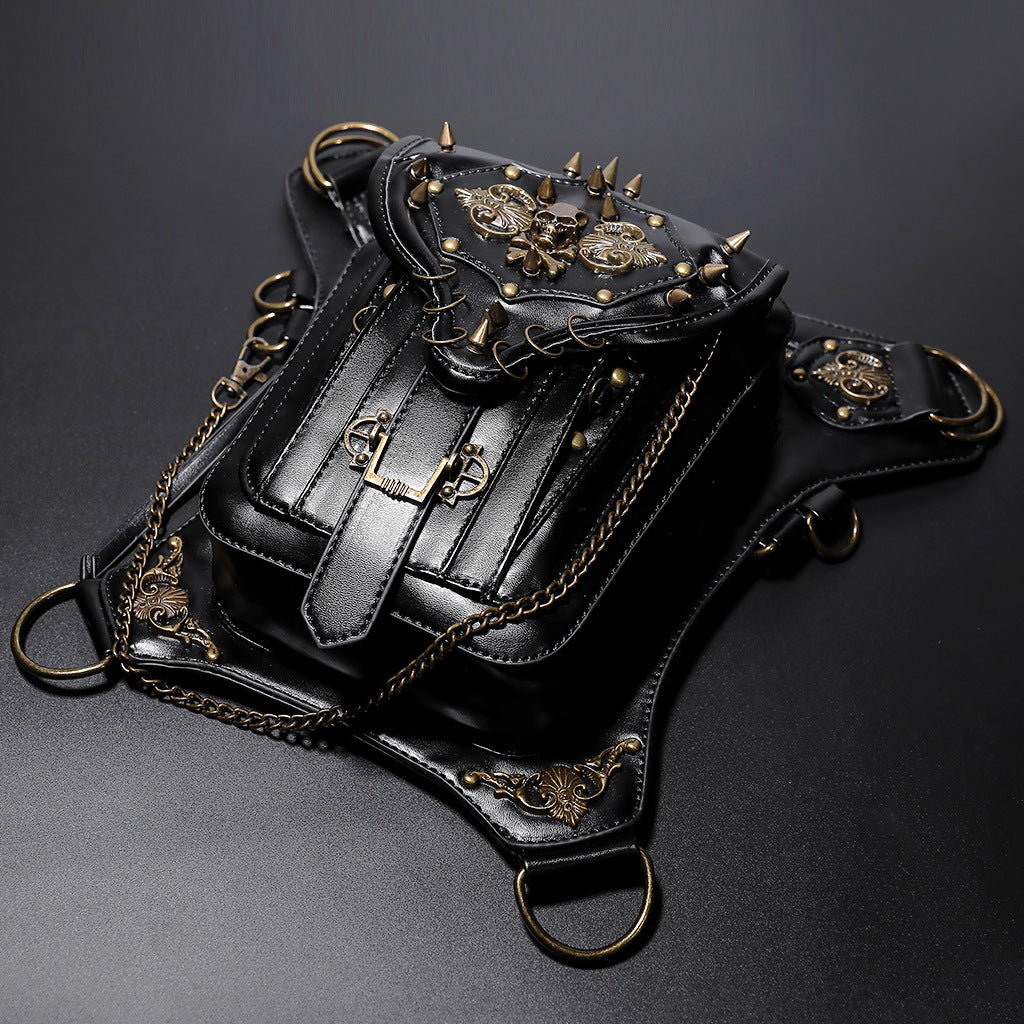 Graceful Durable Motorcycle Skull Vintage Mobile Women's Messenger Bag