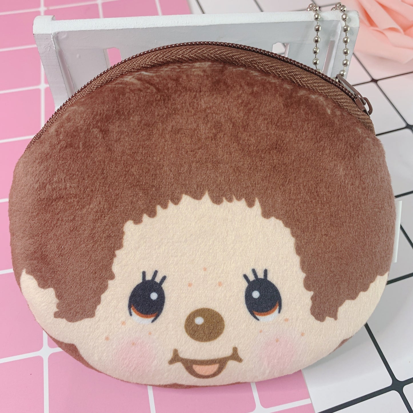 Korean Cartoon Heart Portable Mini Plush Coin Purses