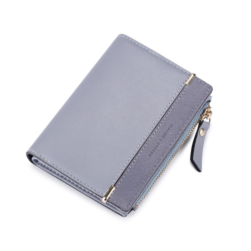 Women's Korean Style Short Two Fold Hasp Ladies Wallets