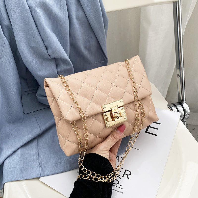 Women's Fashion Rhombus Embroidered Elegant Graceful Women's Shoulder Bag