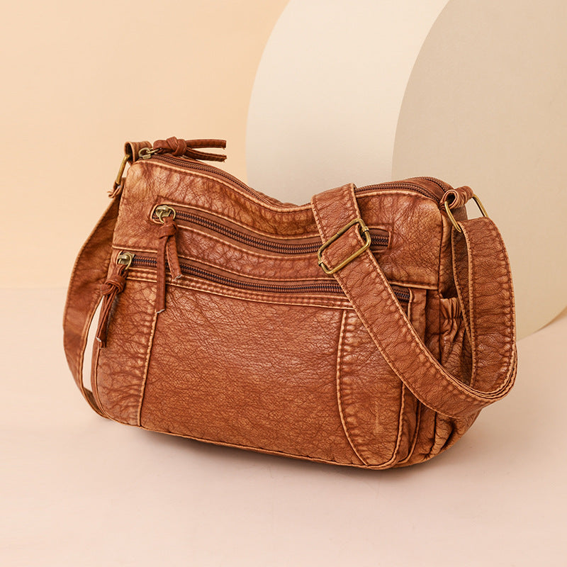 Women's Simple Large Capacity Lady Soft Surface Fashion Bags
