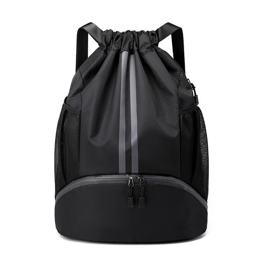 Women's & Men's & Drawstring Lightweight Basketball Oxford Cloth Backpacks