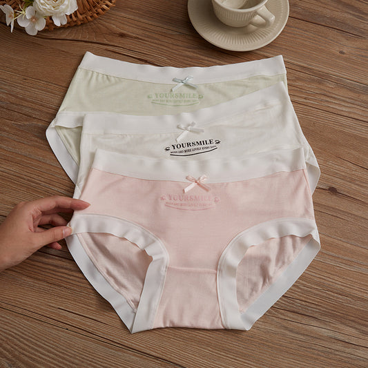 Women's Modal Underwear Mulberry Silk Pla Bottom Traceless Panties