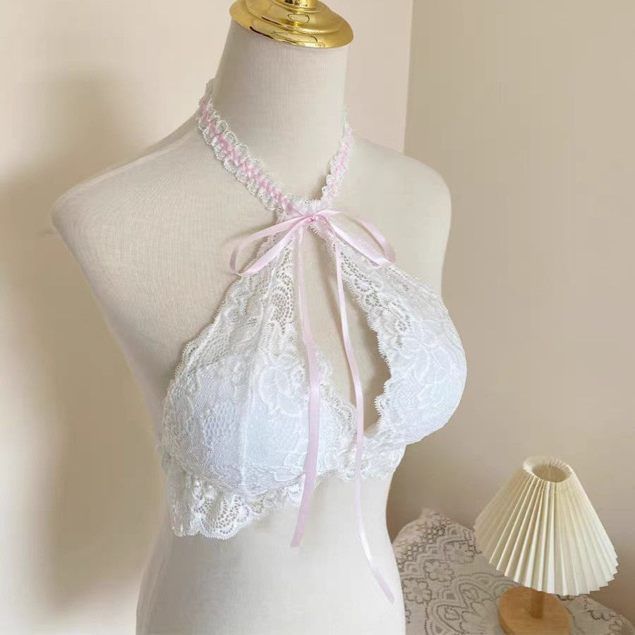 Halter Underwear Pure Desire Style Wireless Bandeau Back Shaping Lingerie Sets