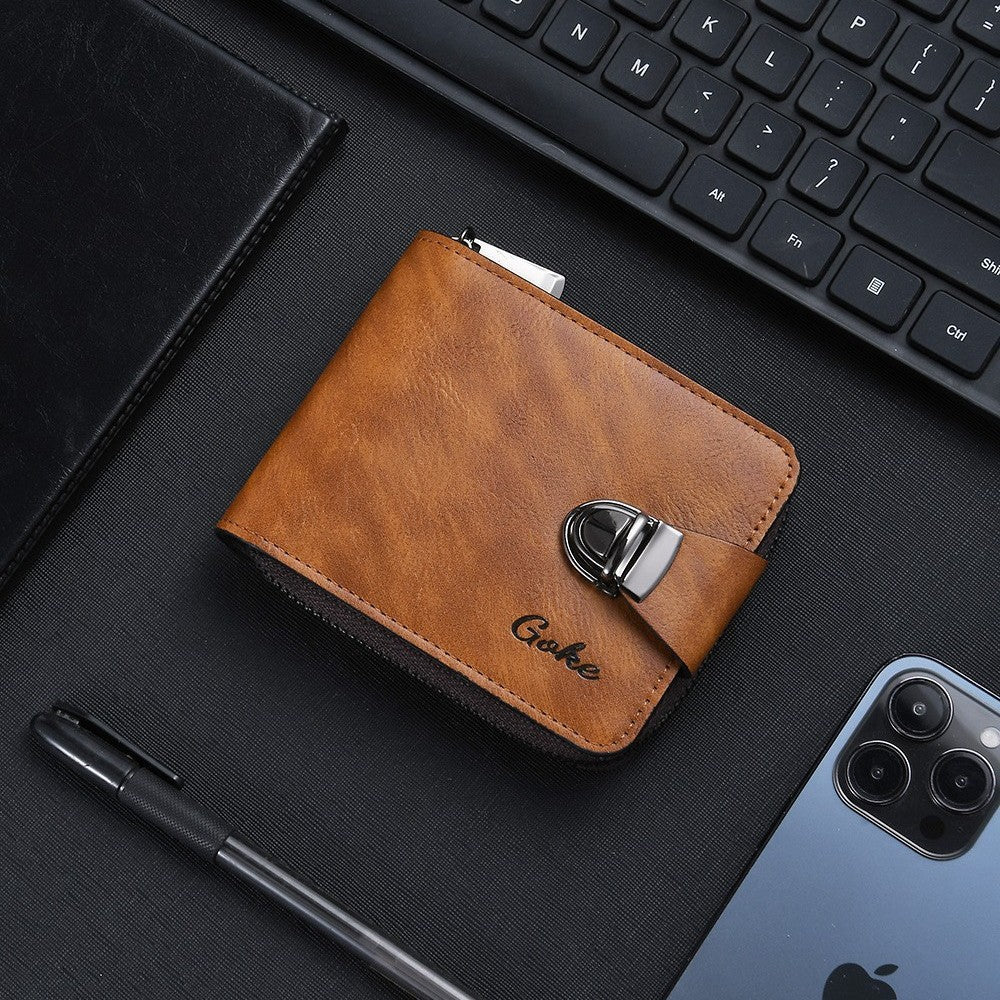 Beautiful Stylish Men's Business High-quality Short Men's Wallet