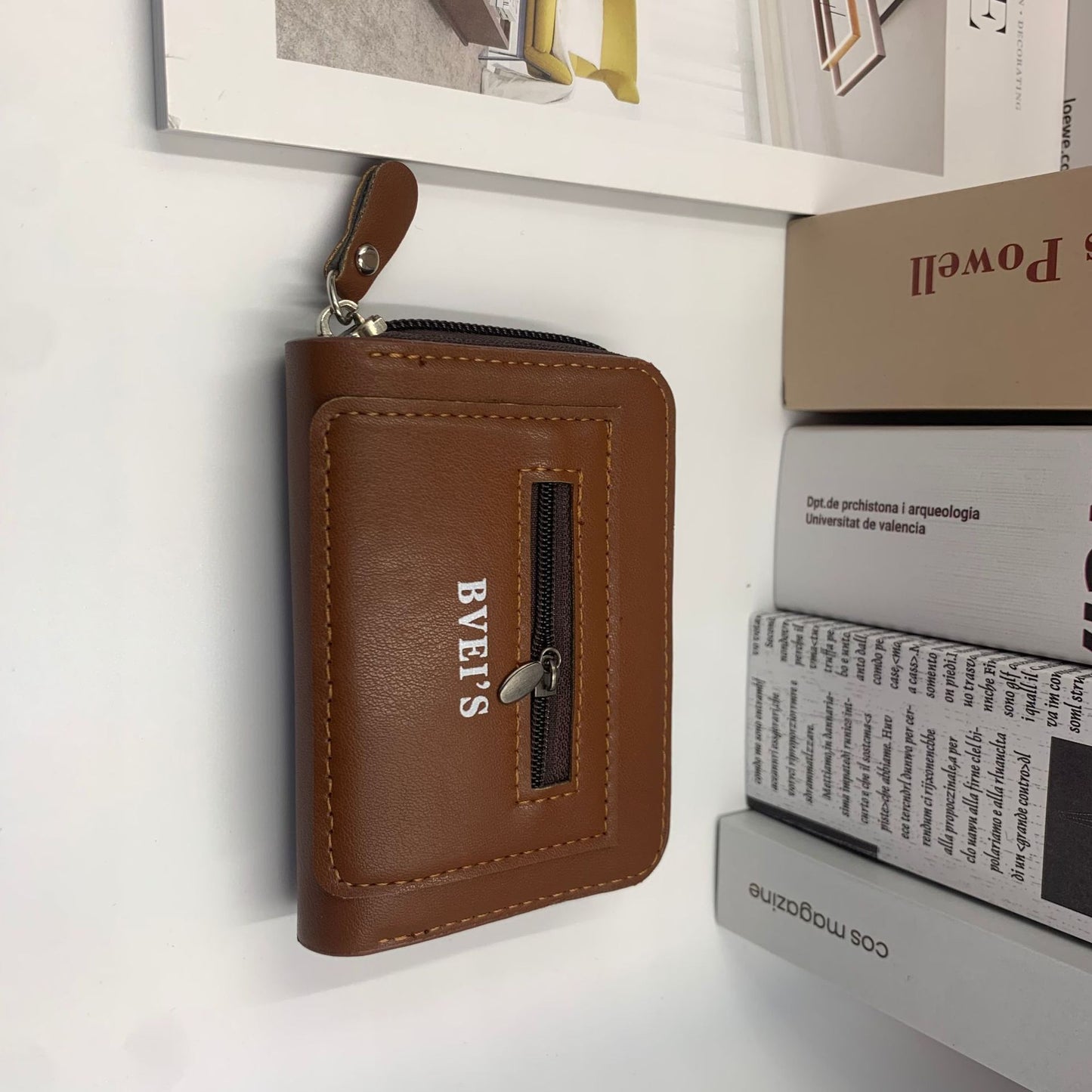 Men's Popular Expanding Document Fashion Zipper Card Holder