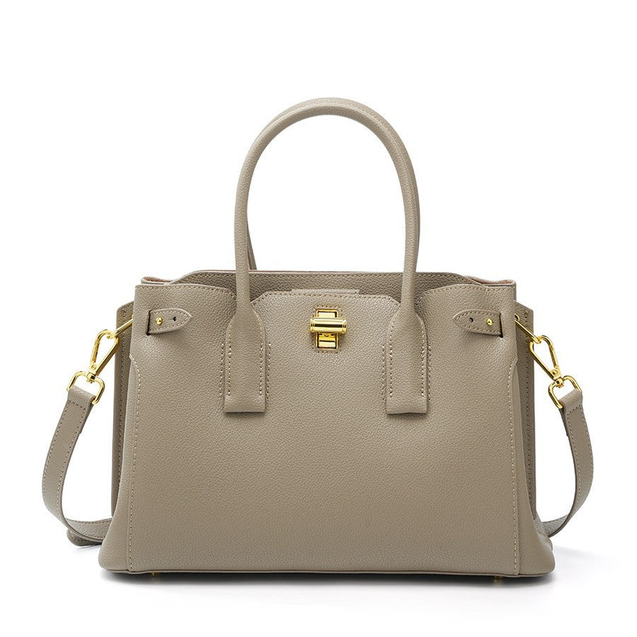 Women's First Layer Cowhide Elegant Versatile High Sense Large Capacity Bags
