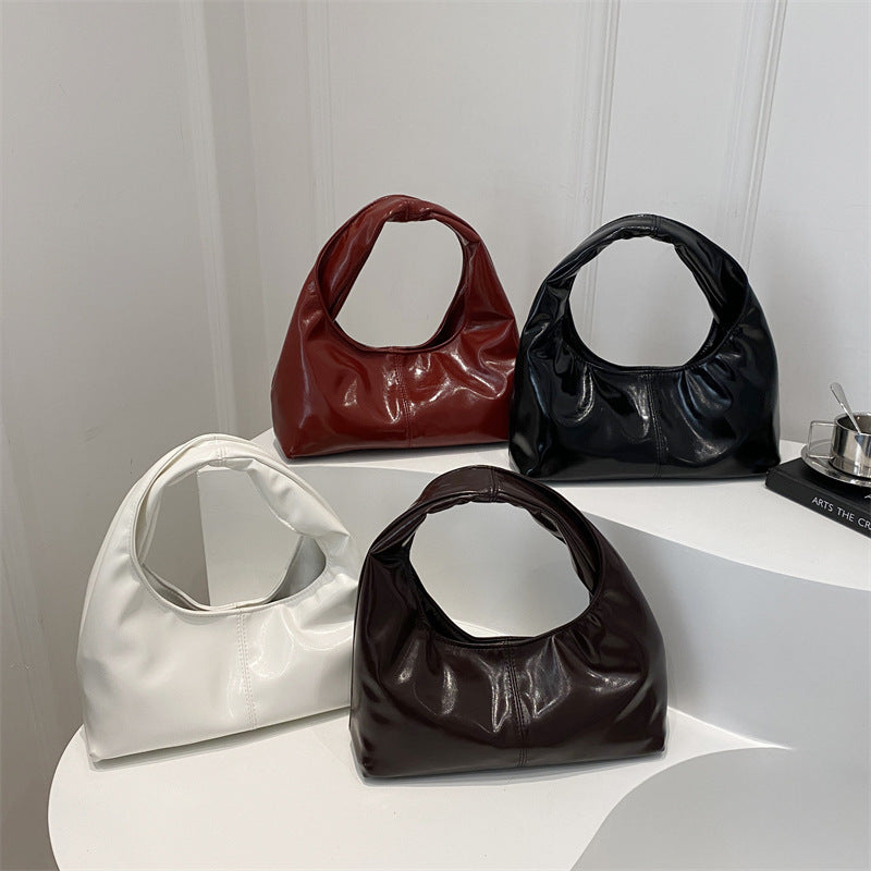Women's Large Capacity Retro Commuter Texture Korean Women's Shoulder Bag
