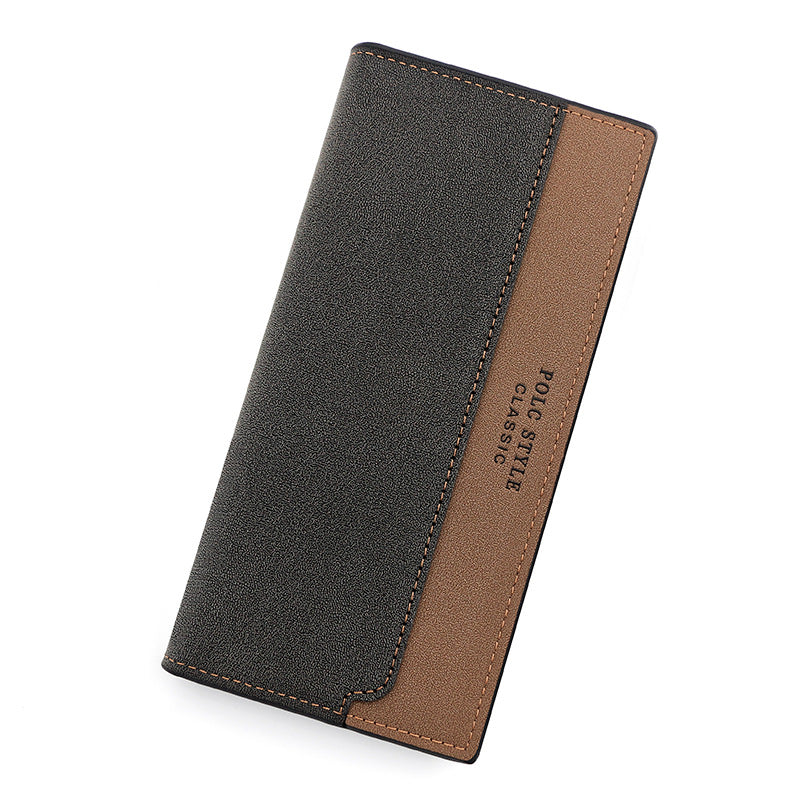 Men's Large Capacity Multiple Slots Two Colors Men's Wallets