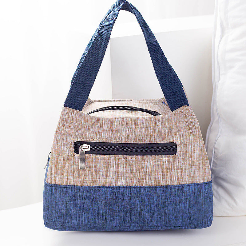 Women's Canvas Large Capacity Lunch Box Cloth Handbags