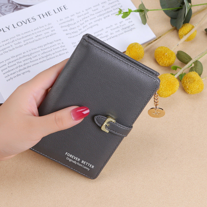 Women's Korean Large Capacity Mid-length Clutch Simple Ladies Wallet