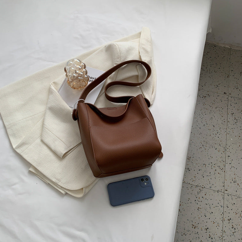 Fried Large Capacity Commuter Spare Basic Simple Handbags