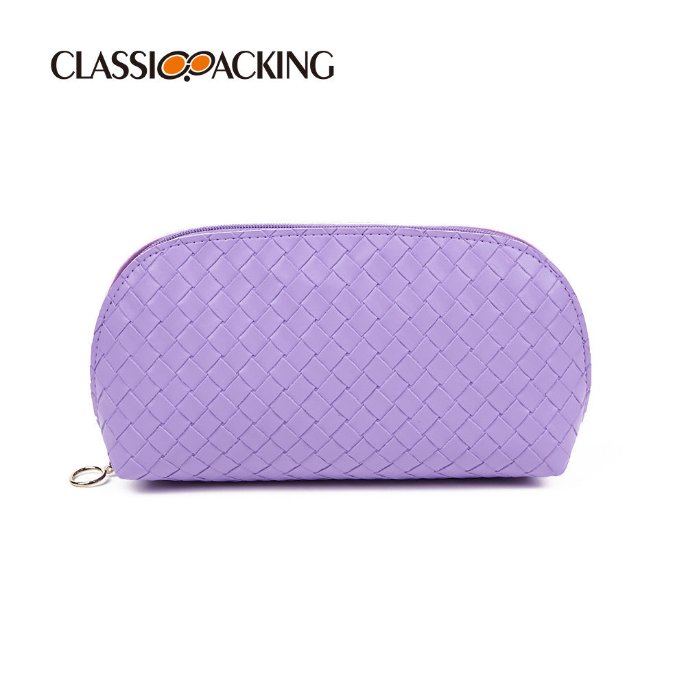 Simple Woven Storage Zipper Wash Waterproof Bags