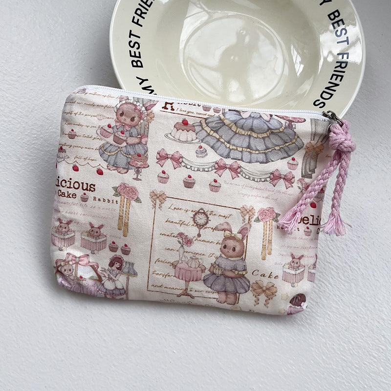 Korean Style Fresh Portable Mini Buggy Cosmetics Cosmetic Bags