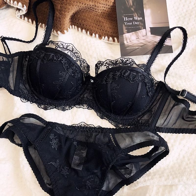 Underwear Thin Soft Steel Ring Push Lingerie Sets