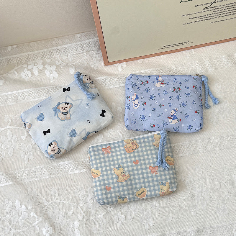 Korean Style Fresh Portable Mini Buggy Cosmetics Cosmetic Bags