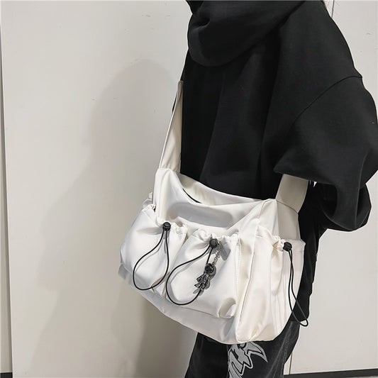 Women's & Men's Artistic Green Style Solid Color Couple Fashion Crossbody Bags