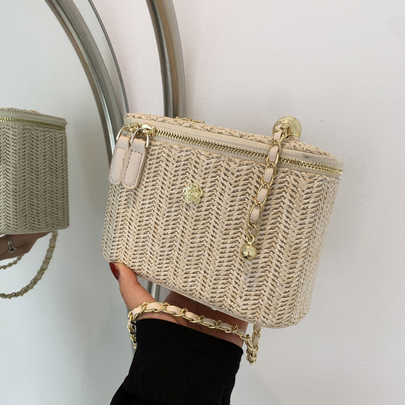 Graceful Elegant Box Chain Bohemian Style Crossbody Bags