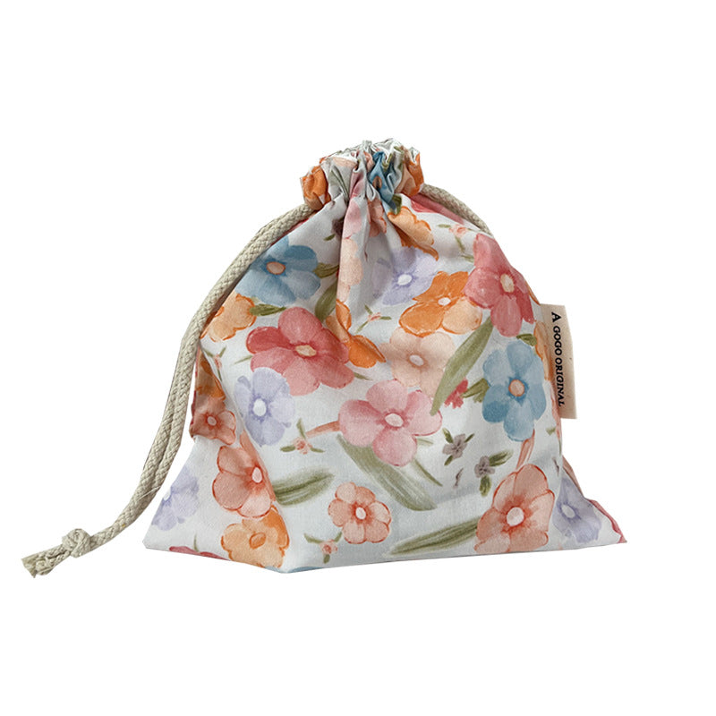 Storage Drawstring Portable Liner Toiletry Sanitary Napkin Makeup Bag