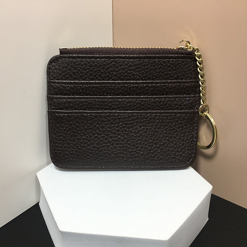 Women's Large Capacity Multiple Slots Exquisite Leather Card Holder