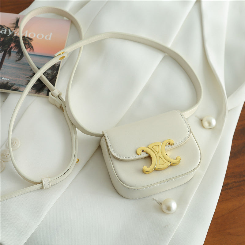 Classy Creative Mini Metal Catch Arc Crossbody Bags
