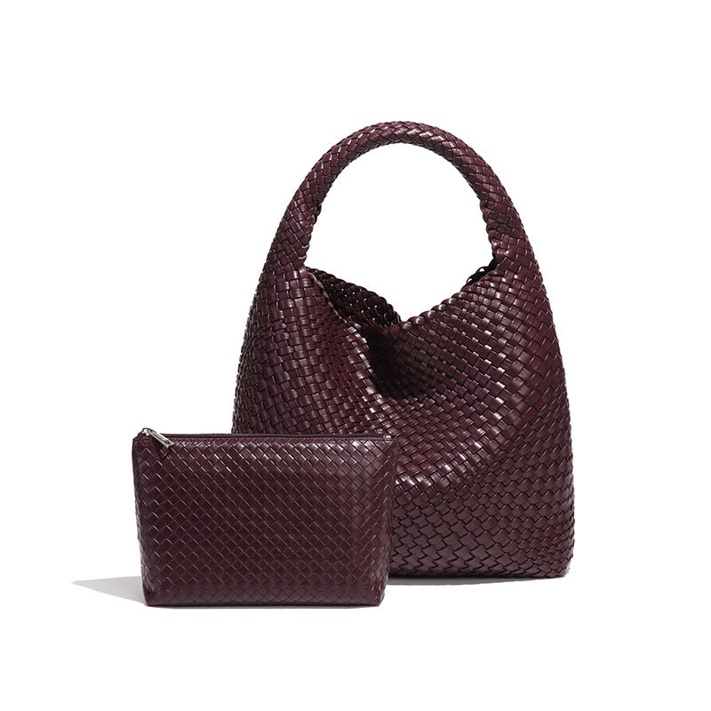 Women's Hand-woven Fashion Portable Korean Style Large Capacity Women's Shoulder Bag
