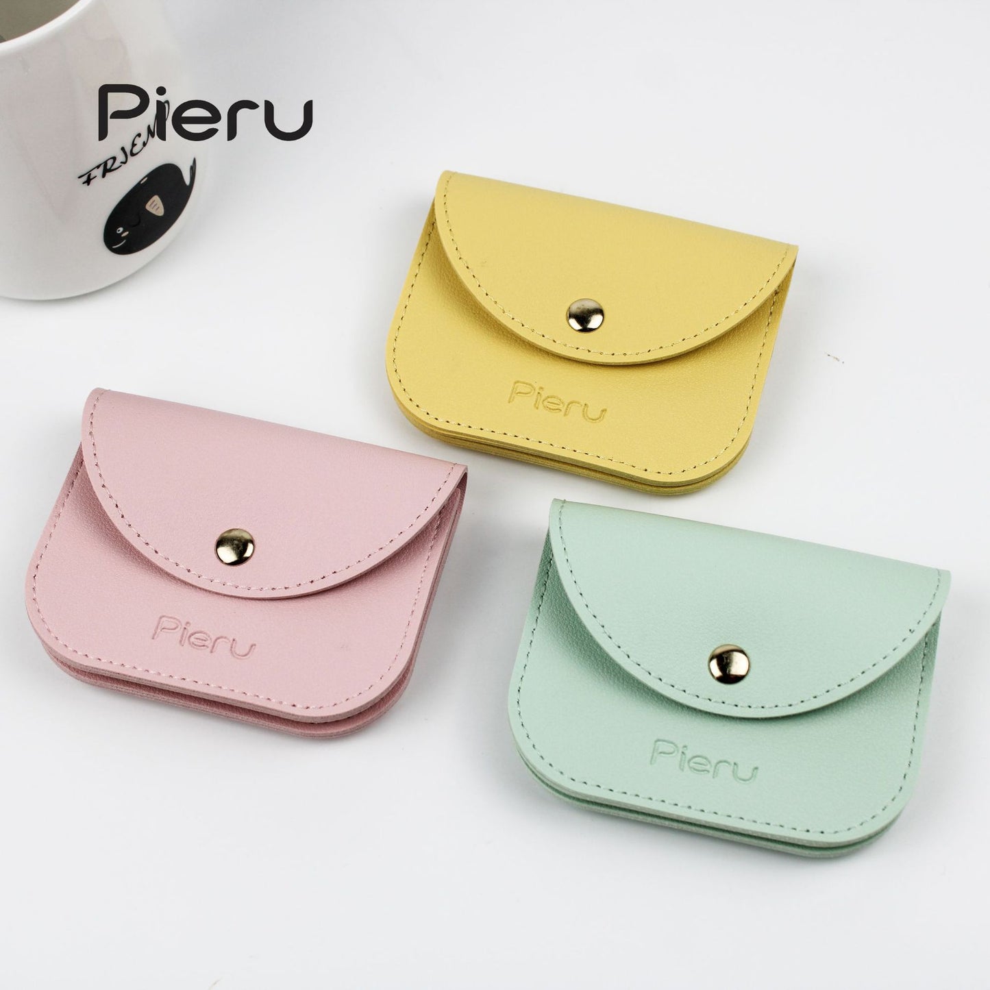 Women's Korean Style Simple Short Envelope Cute Card Holder