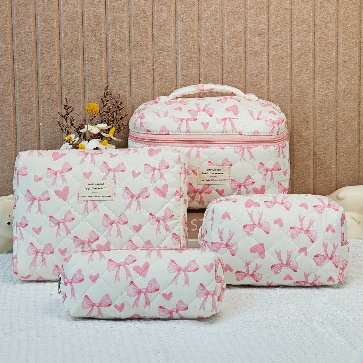 Vertical Large Capacity Three-dimensional Storage Portable Cosmetic Bags