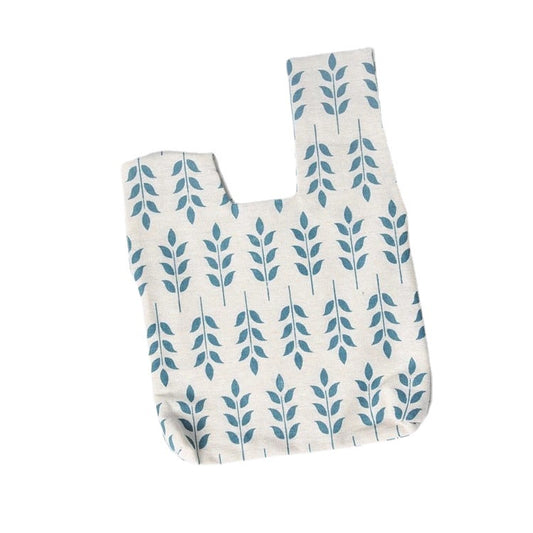 Classy Wrist Cotton Linen Fabric Fresh Handbags