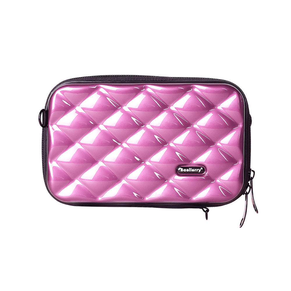 Beautiful Women's Suitcase Hard Shell Storage Cosmetic Bags