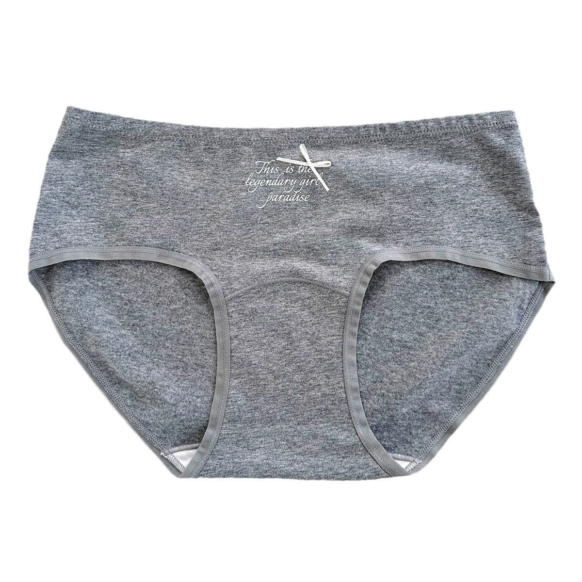 Women's Gray Adjustable Full Pants Lengthened Bottom Panties