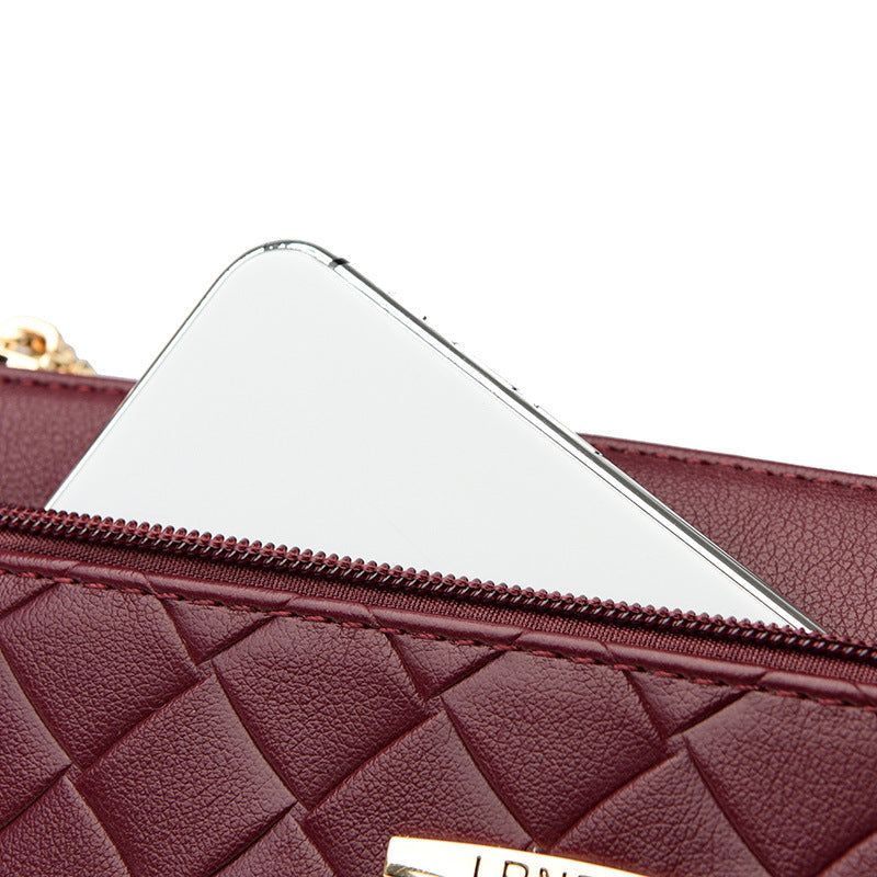 Women's Rhombus Fashion Pouches Mini Large Capacity Crossbody Bags