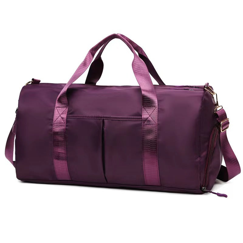 Women's Capacity Dry Wet Separation Coverable With Independent Luggage