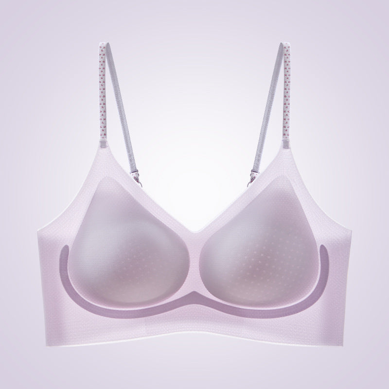 Women's Strap Seamless Underwear Summer Beauty Back Gathered Everyday Bras