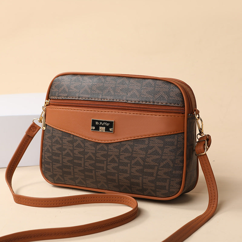 Women's Printed Letter Fashion Large Capacity Women's Messenger Bag