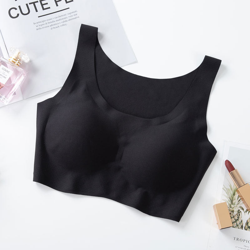 Wireless Vest Seamless Ice Silk Underwear Lady Sexy Bras