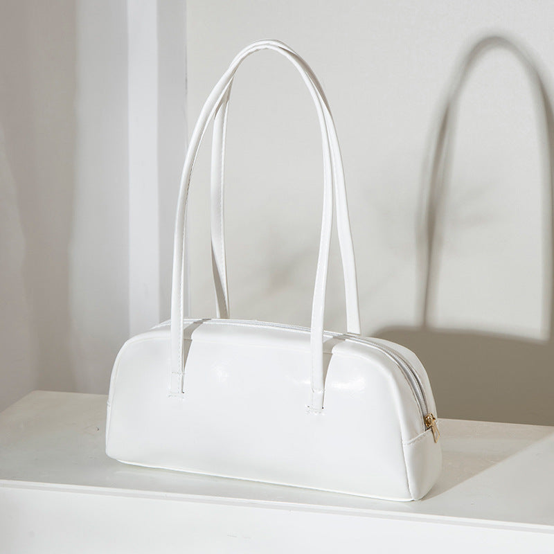 Women's Korean Style Solid Color Underarm Pure Women's Shoulder Bag