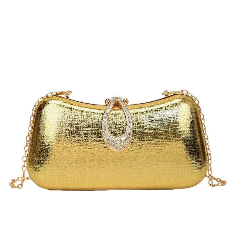 Classy Women's Fashion Portable Glossy Dinner Shoulder Bags