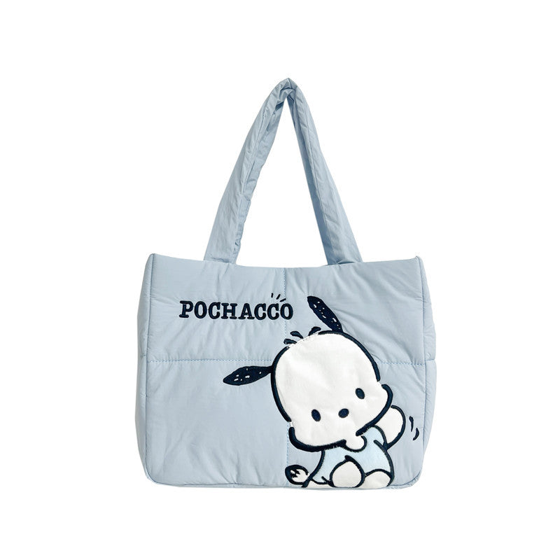 Cartoon Cute Down Cloth Pacha Dog Handbags