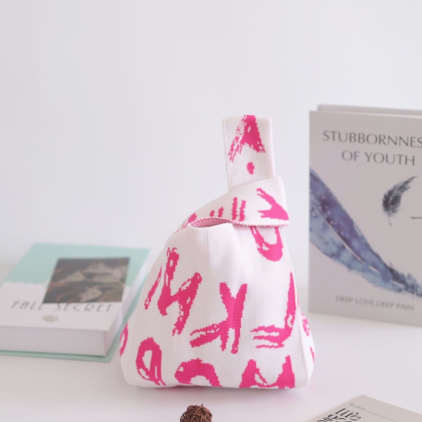 Unique Women's Knitted Woven Vest Simple Handbags