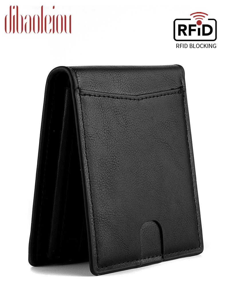 Men's Attractive Horizontal Multifunctional Retro Usd Men's Wallets