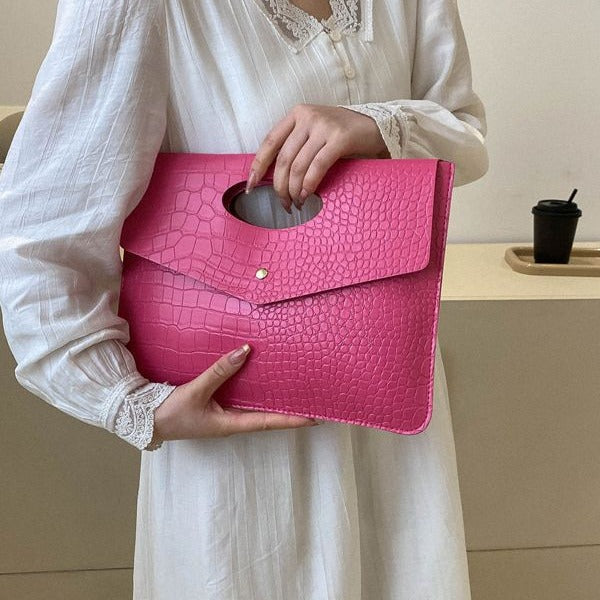 Fashion Clutch Simple Korean Style Summer Large Capacity Handbags