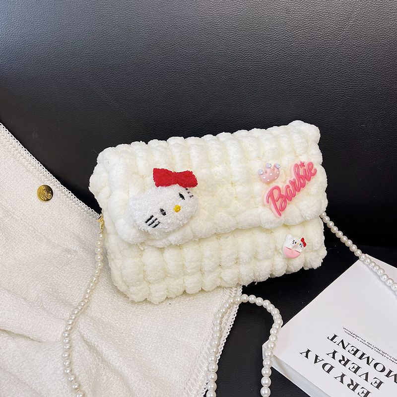 Women's Hello Kitty Homemade Material Gifts For Women's Messenger Bag