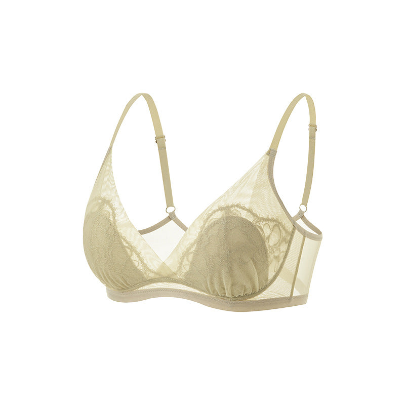 Triangle Cup Mulberry Sexy Lace Rabbit Underwear Everyday Bras