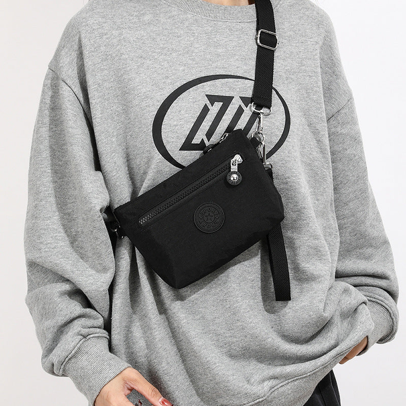 Women's Mobile Mini Trendy High-grade Canvas Wrist Women's Messenger Bag