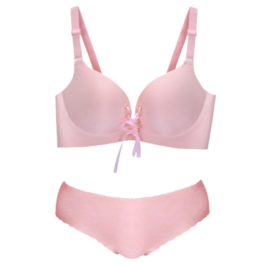 Women's Glossy Strap Pull Push Up Adjustable Lingerie Sets