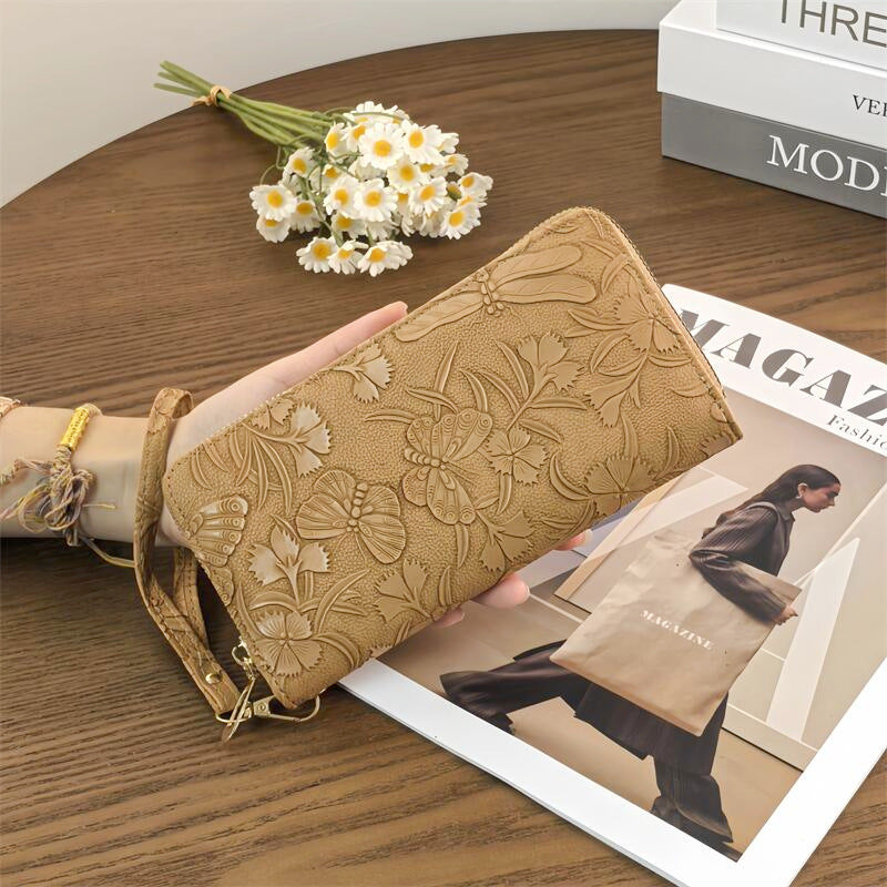 Women's Design Long Business Retro Simple Clutch Coin Purses