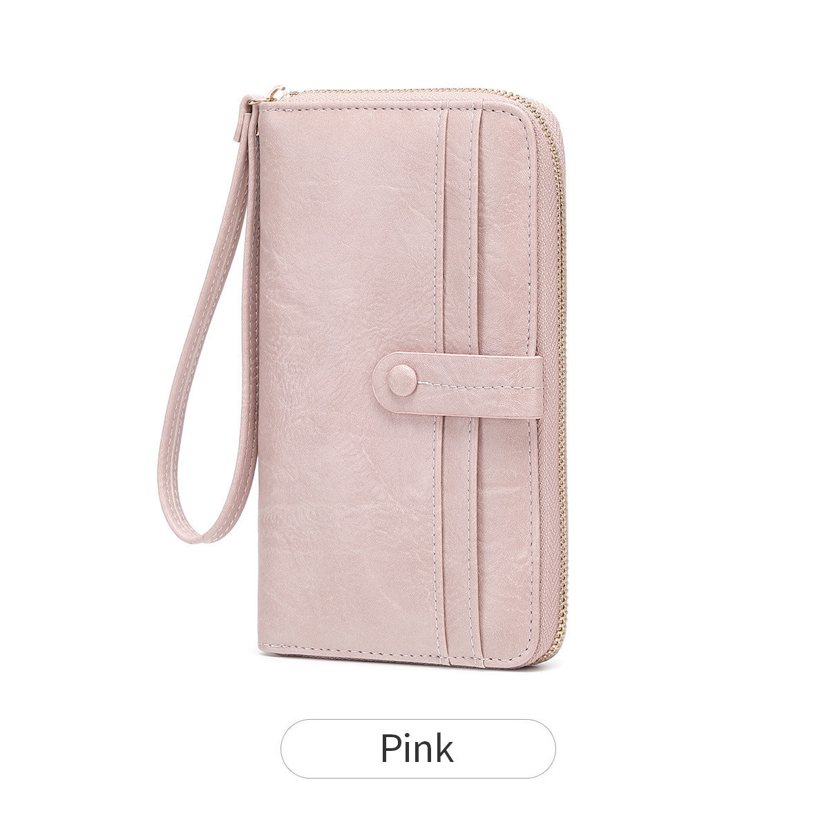 Women's Retro Large Capacity Zipper Long Organ Ladies Wallet