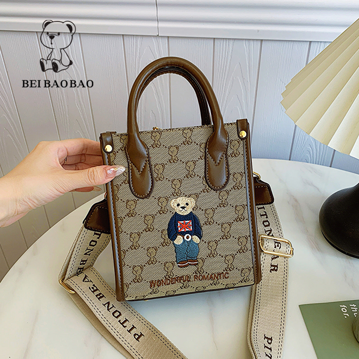 Women's Source Summer Versatile Embroidered Bear Bags